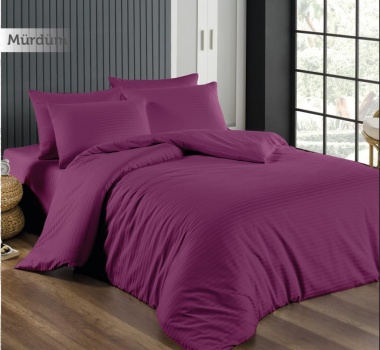 Striped Satin Bed Linen Sets 